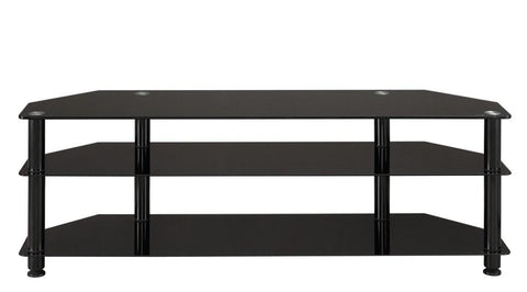 ACE TV Glass Rack - Black (1500W X 400D X 508H) Unclassified Tauris