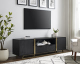 Capri TV Cabinet - BLK / GOLD Unclassified Criterion 