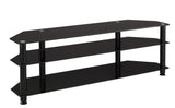 ACE TV Glass Rack - Black (1500W X 400D X 508H) Unclassified Tauris 