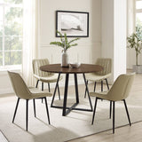 Capri Round Dining Table - Dark Oak Unclassified Criterion 