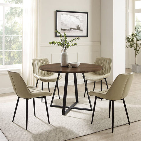 Capri Round Dining Table - Dark Oak Unclassified Criterion 