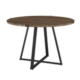 Capri Round Dining Table - Dark Oak Unclassified Criterion 