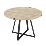 Capri Round Dining Table - Oak Unclassified Criterion 