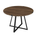 Capri Round Dining Table - Dark Oak Unclassified Criterion 