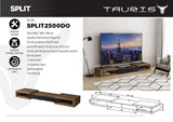 Split 2500 TV Cabinet - Light Oak Unclassified Tauris 