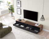 Suave TV Cabinet - Dark Oak 2000 Unclassified Tauris 